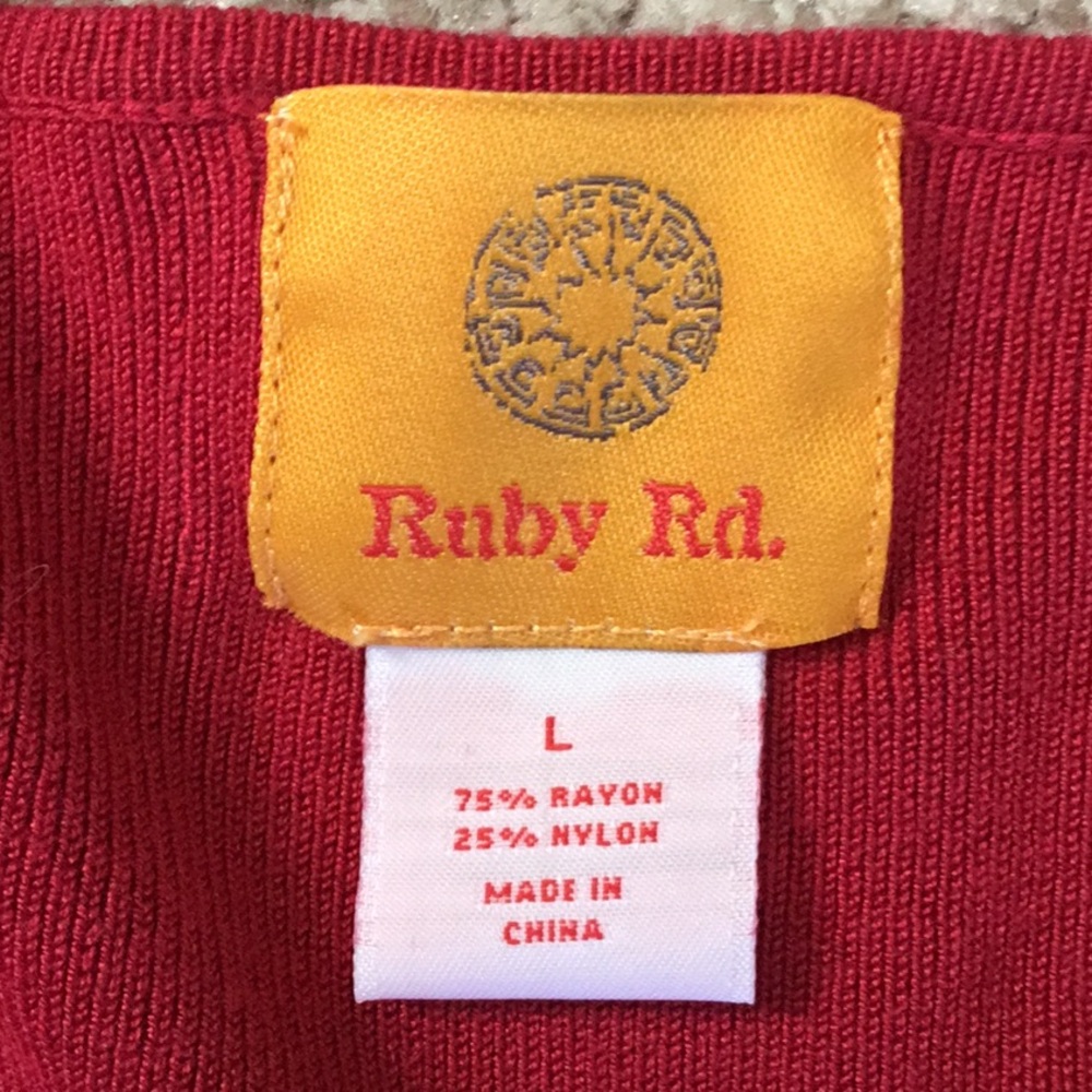Ruby Rd/Red 2 Pc Set/Size L - image 4